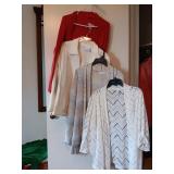 Womens 4 Piece cardigan Size Large