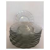 12 Glass Sandwich Plates  9ï¿½