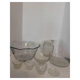 Glass Bowls Vintage Pitcher