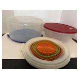 Vintage Tupperware Cake carrier Large bowl with