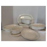 Pfaltzgraff 9pc Heritage White Serving PCs One