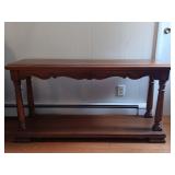 Vintage Oak Sofa Table 55' x 30'