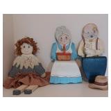 Hand Made Vintage Wooden Folk Art Country Shelf