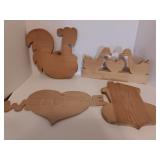 Unfinished Wooden Wall Decor/ Signs
