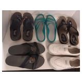 5 Beautiful Pairs of Summer shoes Size 8-9