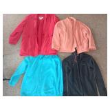 Four Winter  Jackets Sizes Range From Small to