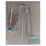 Assortment of Outdoor Tools Including Nut Picker