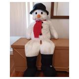Large Stuffed Snowman Decoration (Needs to be