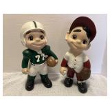 Pair of vintage ceramic figurines.  11ï¿½T
