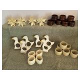 Napkin holders.  5 sets