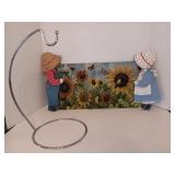Adorable Porch Decor with Sunflower Switch Mat,