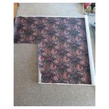 Very Large Roll of Floral Tapestry Fabric with a