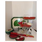 Watermelon Knife With Mug and Decor