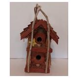 Gorgeous Wooden Two Story Bird House With Wooden