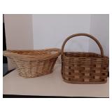 Two Woven Adorable Baskets