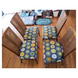 Four Dinning Room Chairs with extra pillow