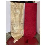 Two beautiful, silk, table runners with placemats
