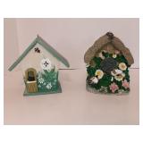 Two Adorable Bee Bird Houses