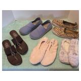 Ladie's Shoes and Bedroom Slippers, 7-7.5.