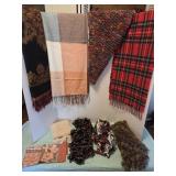 Ladie's Scarves, some are handmade.  Pretty