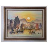 Beautiful Painting with Vivid Colors. Signed.