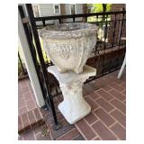 Pedestal with Planter