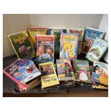 Large lot of kids VHS