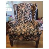 Lovely Vintage Floral Wingback Chair.  Arm