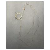 14 Kt Ring and 20ï¿½ Necklace1.76 gram