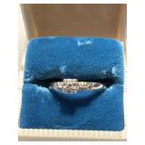 14 Kt  White Gold Ring 2.09 grams approximately