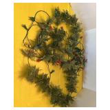 Vintage garland with 2 strands of vintage flower
