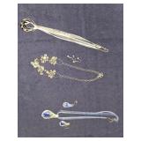 Stone jewelry with earrings