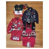 Beautiful Christmas Tops and Cardigans and two