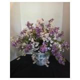 Ceramic floral arrangement