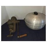 Vintage Kromex bun warmer and Vintage meat