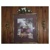 Beautiful large vintage wall grouping