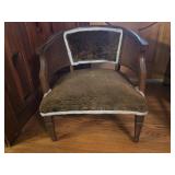 Vintage Mid Century arm chair 26 tall 25 wide 25