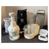 Choppers, shredder, can opener & points plus