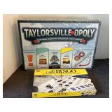 New Taylorsville monopoly & Bingo