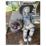 Girl with Basket cement
