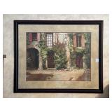 Large framed artwork by Duvall