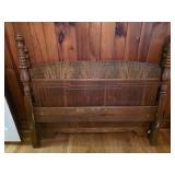 Wooden full size bed made by American Furniture