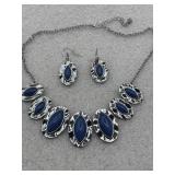 necklace and earring set is the Terra Color -