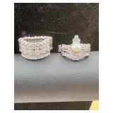 costume fashion rings, featuring a wide