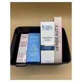 Mixed brands skin creams
