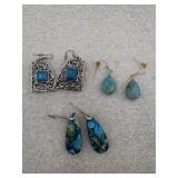 Beautiful Turquoise colored earrings