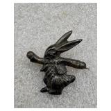 vintage Alice in Wonderland-style sterling silver