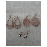 Meadow Mosaic copper earrings and other