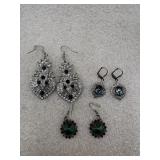 Rhinestone Earring lot