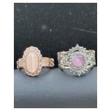 Beautiful Rhinestone fashion rings with stretch